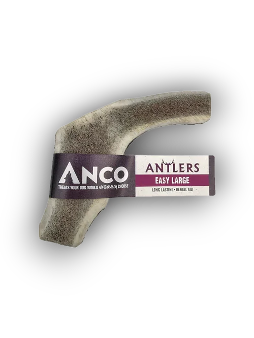 NCO Antlers Easy Large dog chew treat made from natural antler with dental aid