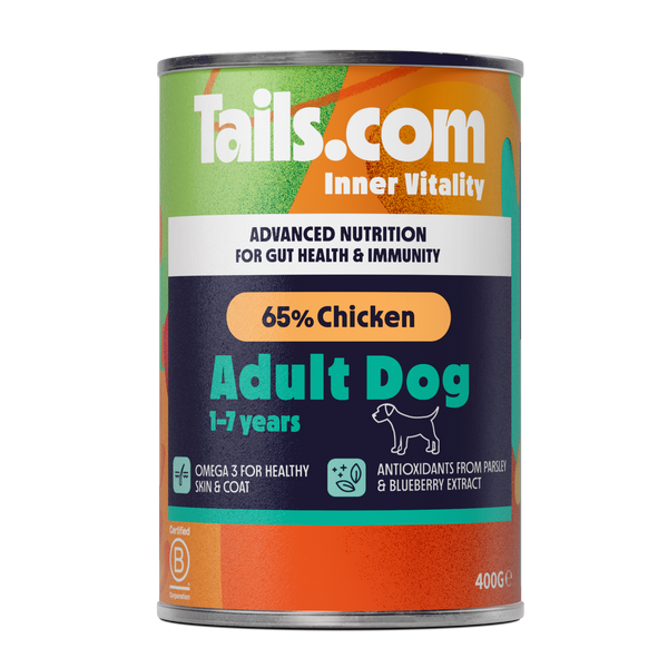 Tails.com Inner Vitality Adult Chicken Can 400g