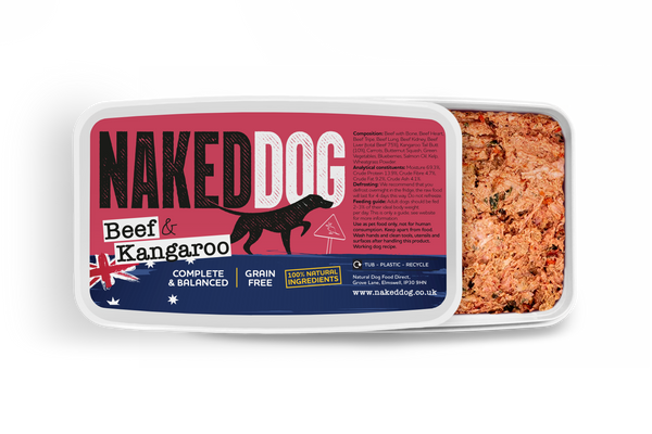 NAKEDDOG Original Beef & Kangaroo 2x500g