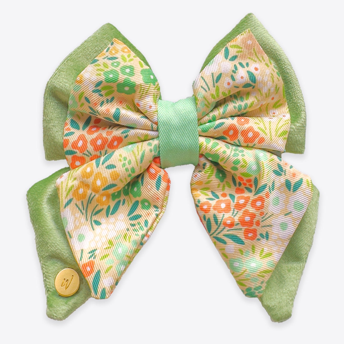 Wyld Cub - Dog Butterfly Bow Tie: Notting Hill Lemongrass