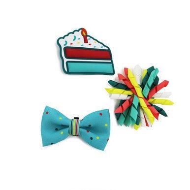 Ancol Its My Birthday Collar Accessories Blue - North East Pet Shop ANCOL