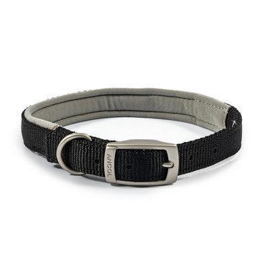 Ancol Padded Viva Collar Black 39-48cm Size 5 - North East Pet Shop ANCOL