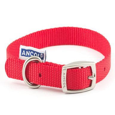 Ancol Viva Collar Red 26-31cm Size 2 - North East Pet Shop ANCOL