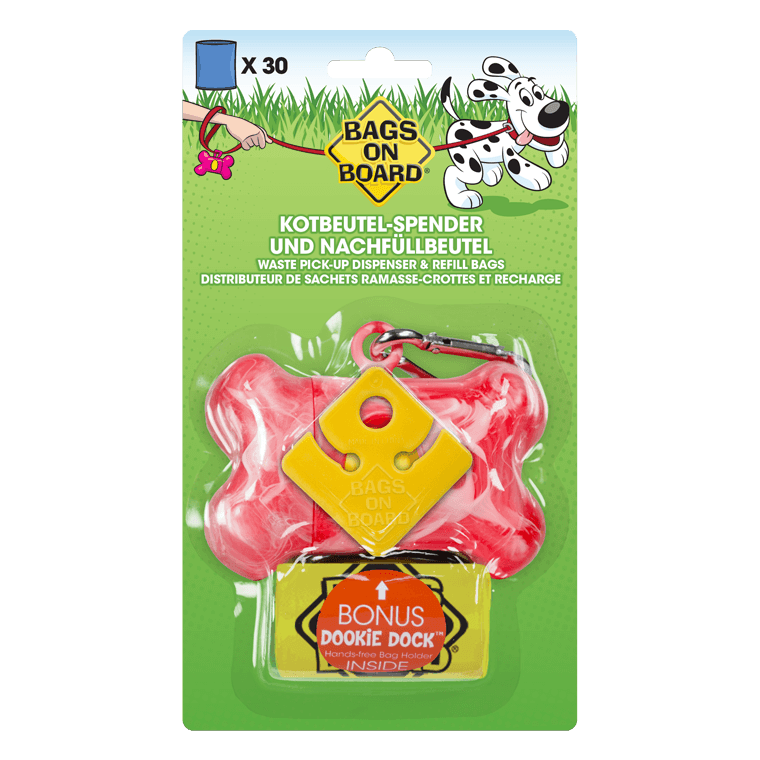 Bags On Board Bone Dispenser Marble Px30 - North East Pet Shop Bags On Board