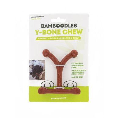 Bamboodles Y Bone Bacon Flavour Small - North East Pet Shop Bamboodles