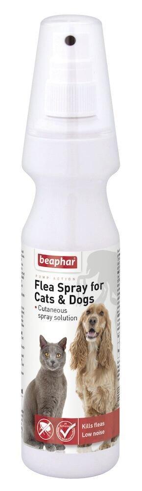 Beaphar Flea Spray for Cats & Dogs Pump Action 150ml - North East Pet Shop Beaphar