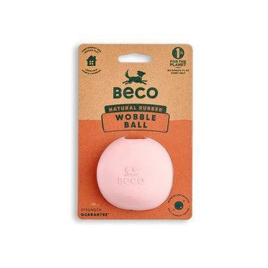 Beco Natural Rubber Ball Toy Pink - North East Pet Shop Beco