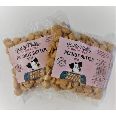 Betty Millers Grain Free Peanut Butter Bites 400g - North East Pet Shop Betty Millers