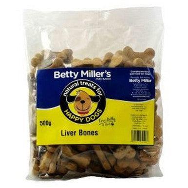 Betty Millers Liver Bone Treats 500g - North East Pet Shop Betty Millers
