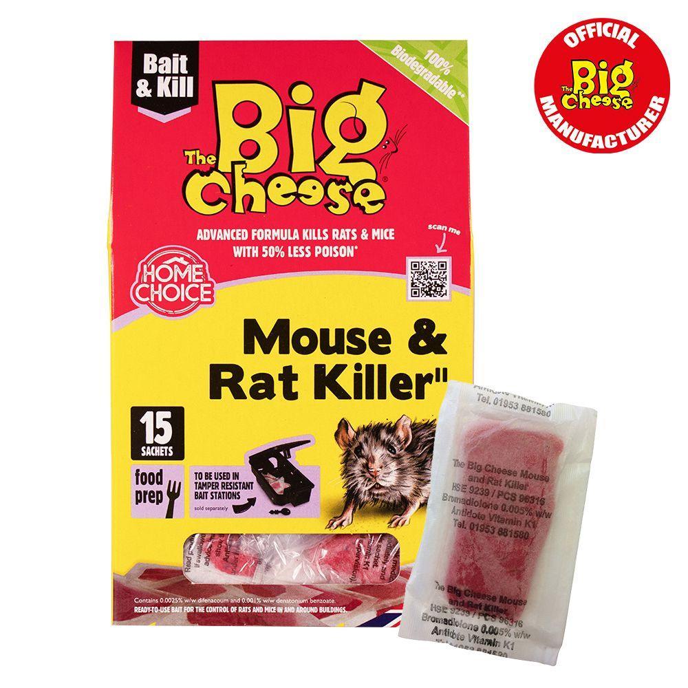 Big Cheese Mouse & Rat Killer2 Pasta x15 - North East Pet Shop Big Cheese