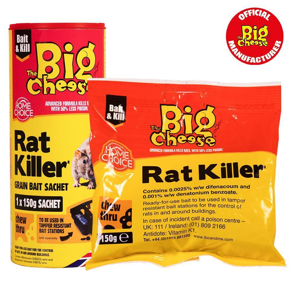 Big Cheese Rat Killer2 Grain Bait Sachet - North East Pet Shop Big Cheese