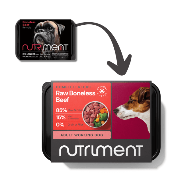 Boneless Beef formula - Adult - 500g tub - North East Pet Shop Nutriment