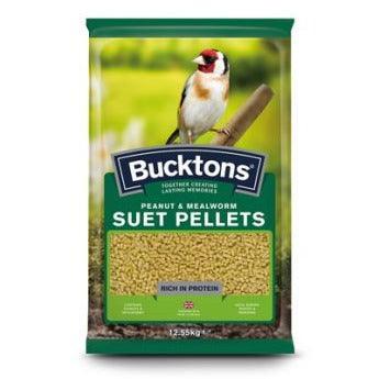 Bucktons Peanut&M/worm Suet Pells - North East Pet Shop Bucktons