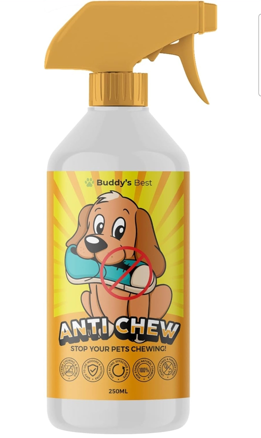 BUDDY'S BEST Anti Chew Spray for Puppies & Dogs - North East Pet Shop BUDDY'S BEST