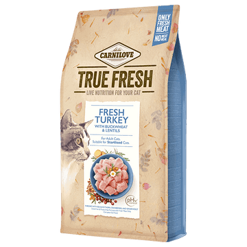Carnilove True Fresh Cat Turkey Dry Cat Food 1.8kg - North East Pet Shop Carnilove