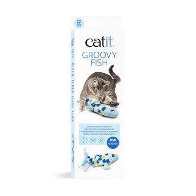 Catit Groovy Fish Blue - North East Pet Shop Catit
