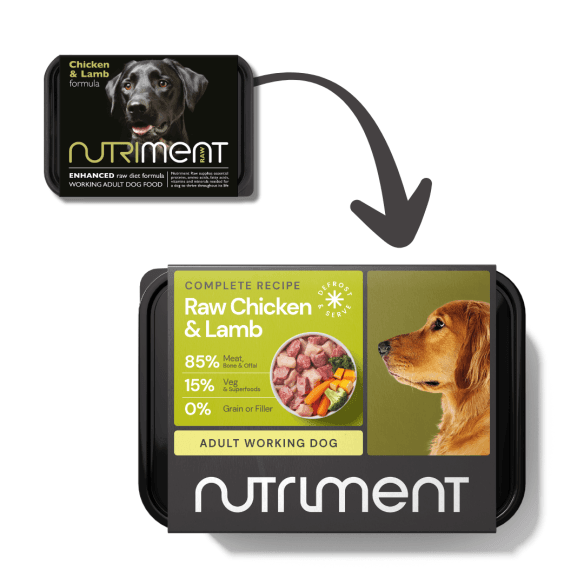Chicken and Lamb formula - Adult - 500g tub - North East Pet Shop Nutriment