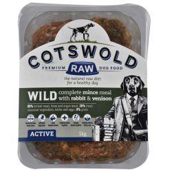 Cotswold Raw Wild Mince Venison & Rabbit 500g - North East Pet Shop Cotswold