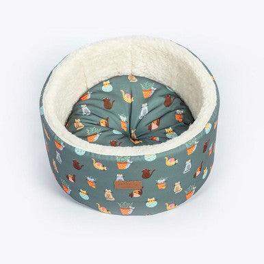 Danish Design FatFace Mischievous Cats Cat Cosy Bed 45cm - North East Pet Shop Danish Deisgn