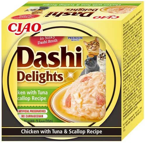Dashi Delights Chicken with Tuna & Scallop Recipe - North East Pet Shop Dashi