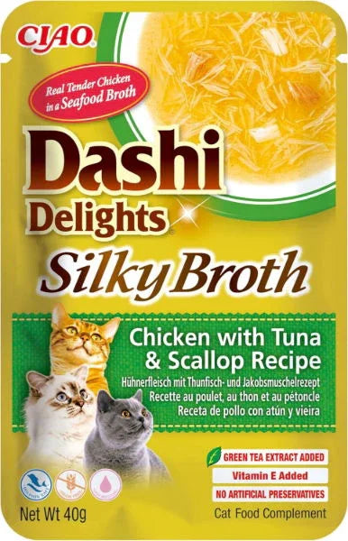 Dashi Delights Silky Broth Chicken with Tuna & Scallop Recipe - North East Pet Shop Dashi