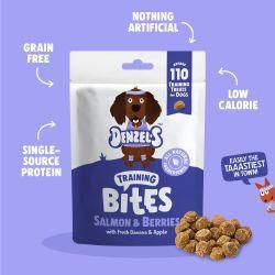 Denzel's Salmon & Berries Training Bites for dogs, 100g - North East Pet Shop DENZEL