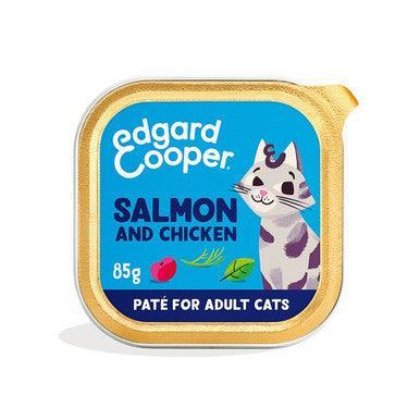 Edgard & Cooper Cat Pate Salmon & Chicken 85g x 16 - North East Pet Shop Edgard & Cooper