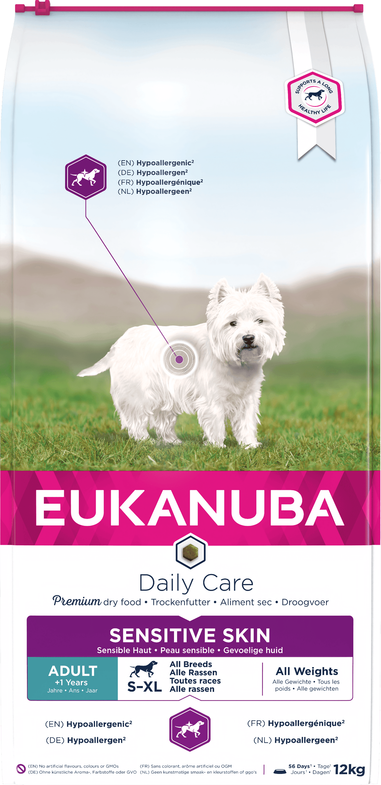Eukanuba Daily Care Sensitive Skin 12kg - North East Pet Shop Eukanuba