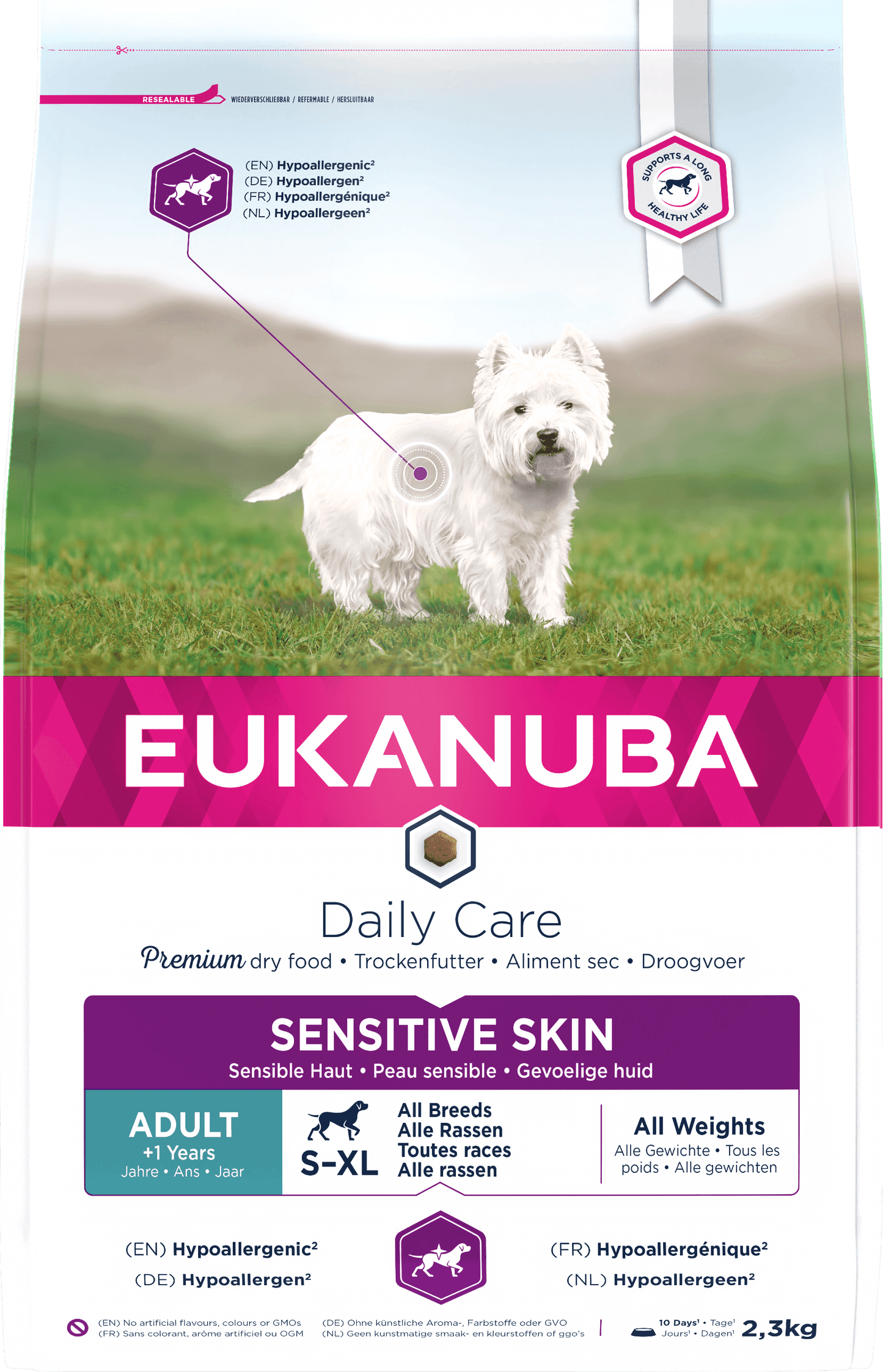 Eukanuba Daily Care Sensitive Skin 2.3kg - North East Pet Shop Eukanuba
