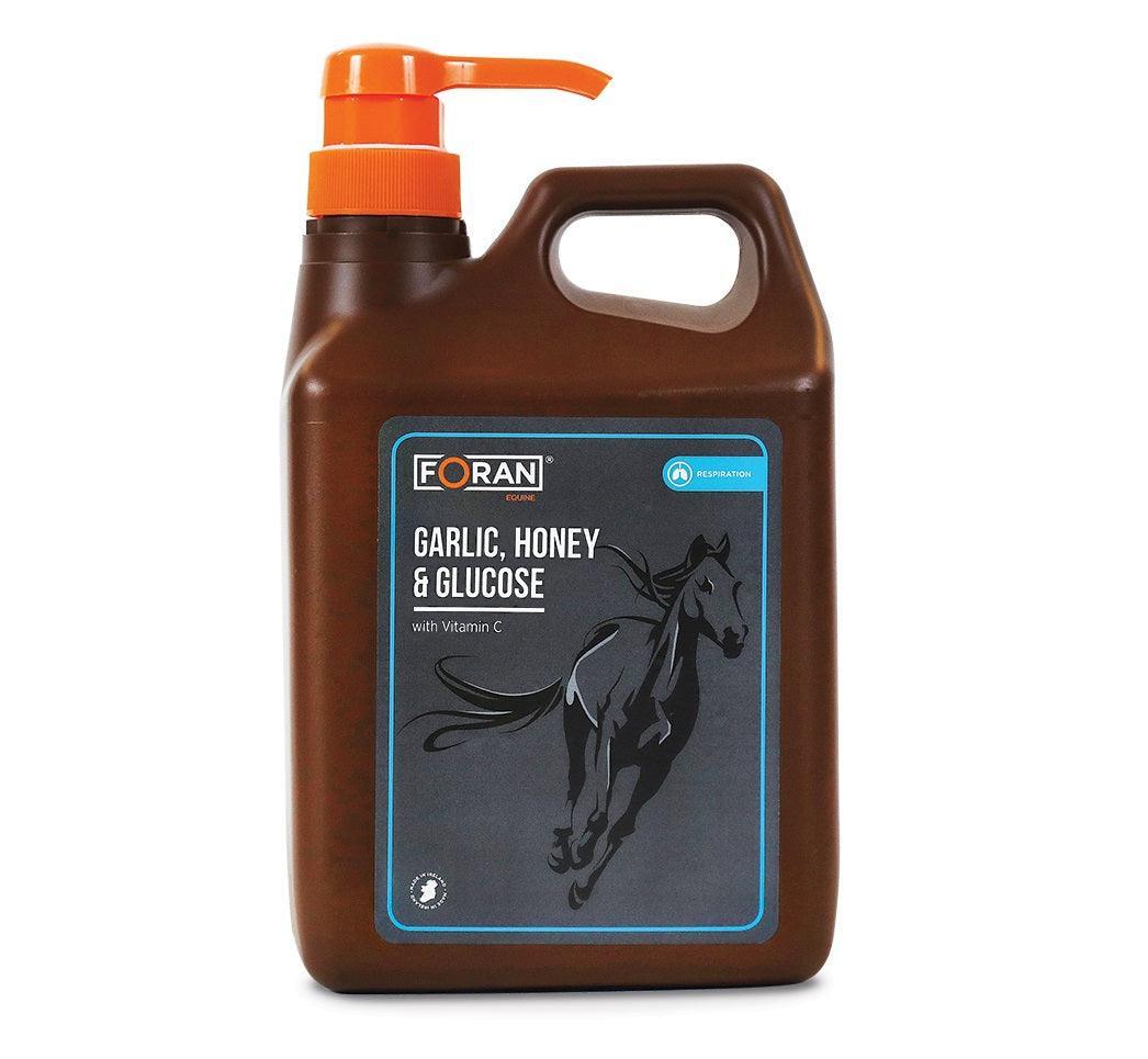 Foran Garlic Honey & Glucose 5L - North East Pet Shop Foran Equine