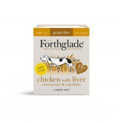 Forthglade Complete Grain Free Adult Chicken, Liver, Sweet Potatoes & Vegetables, 18 x 395g - North East Pet Shop Forthglade