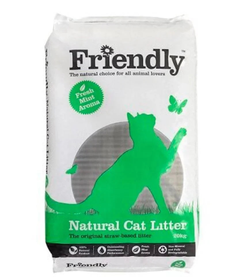 Friendship Estates Natural Cat Litter 20kg - North East Pet Shop Friendly