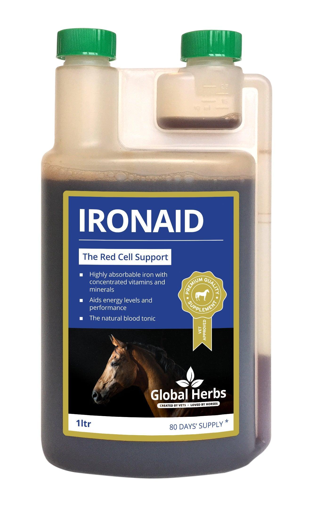 Global H Iron Aid - North East Pet Shop Global Herbs