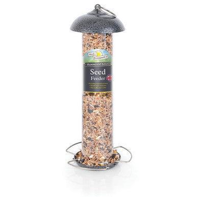 Harrisons Hammertone Silver Seed Feeder 30cm - North East Pet Shop Harrisons
