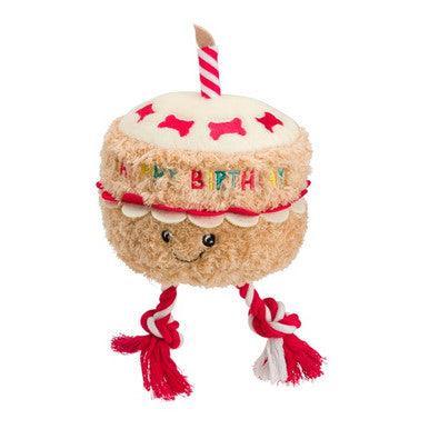 House of Paws Birthday Cake with Rope Plush Toy - North East Pet Shop House of Paws