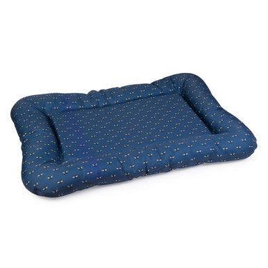 House of Paws Navy bee water resistant oval mat Large 120 x 90 x 14cm - North East Pet Shop House of Paws