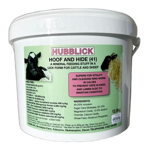 Hubblick Hoof & Hide Cattle and Sheep 12.5kg - North East Pet Shop Hubblick