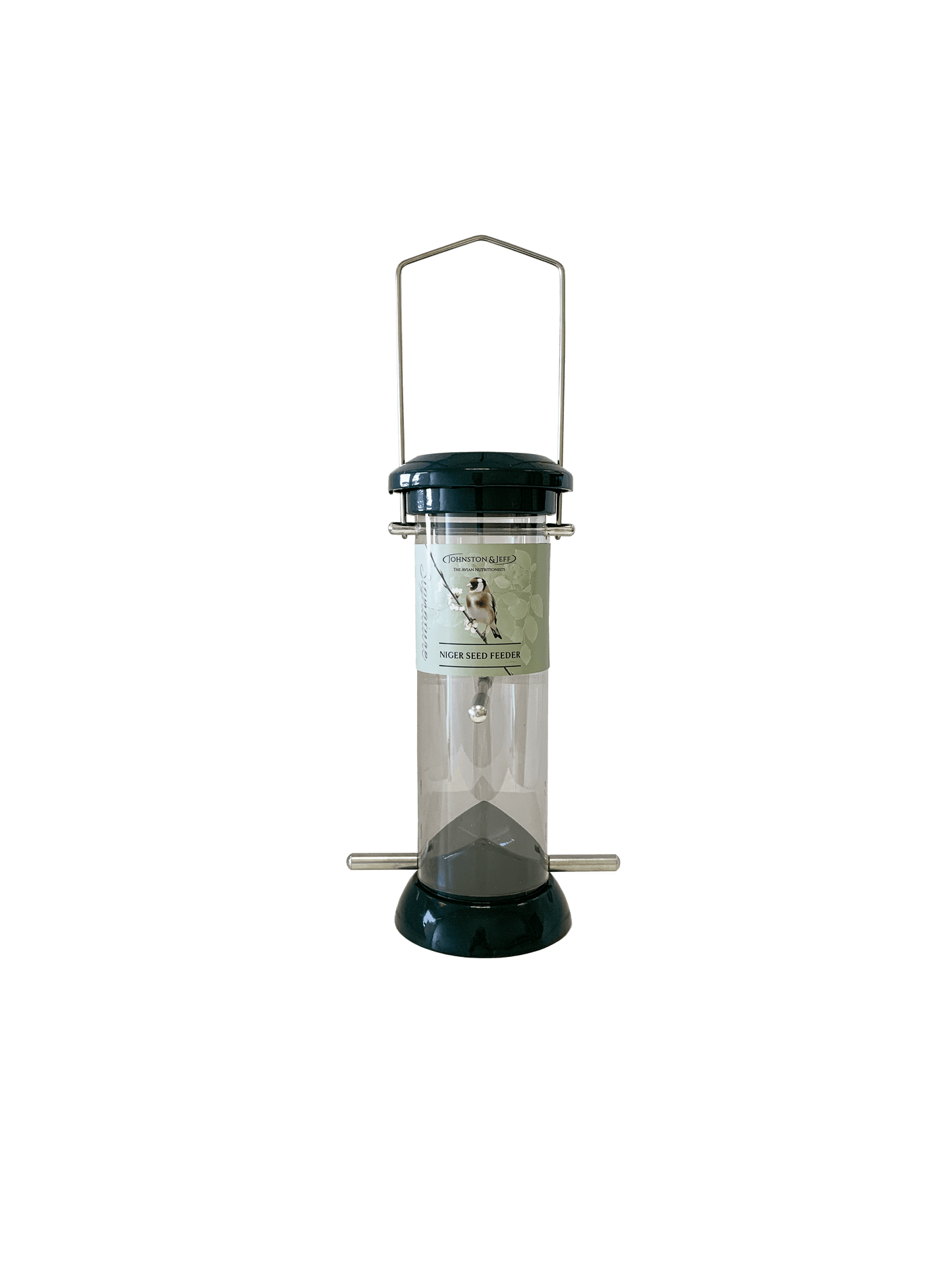 Johnston & Jeff Green Cast Niger Seed Feeder 20cm - North East Pet Shop Johnston & Jeff