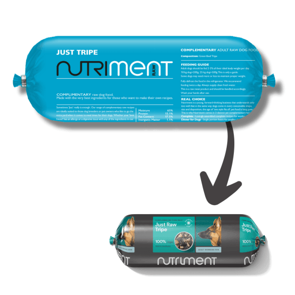 Just Tripe - 1.4kg chubb - North East Pet Shop Nutriment