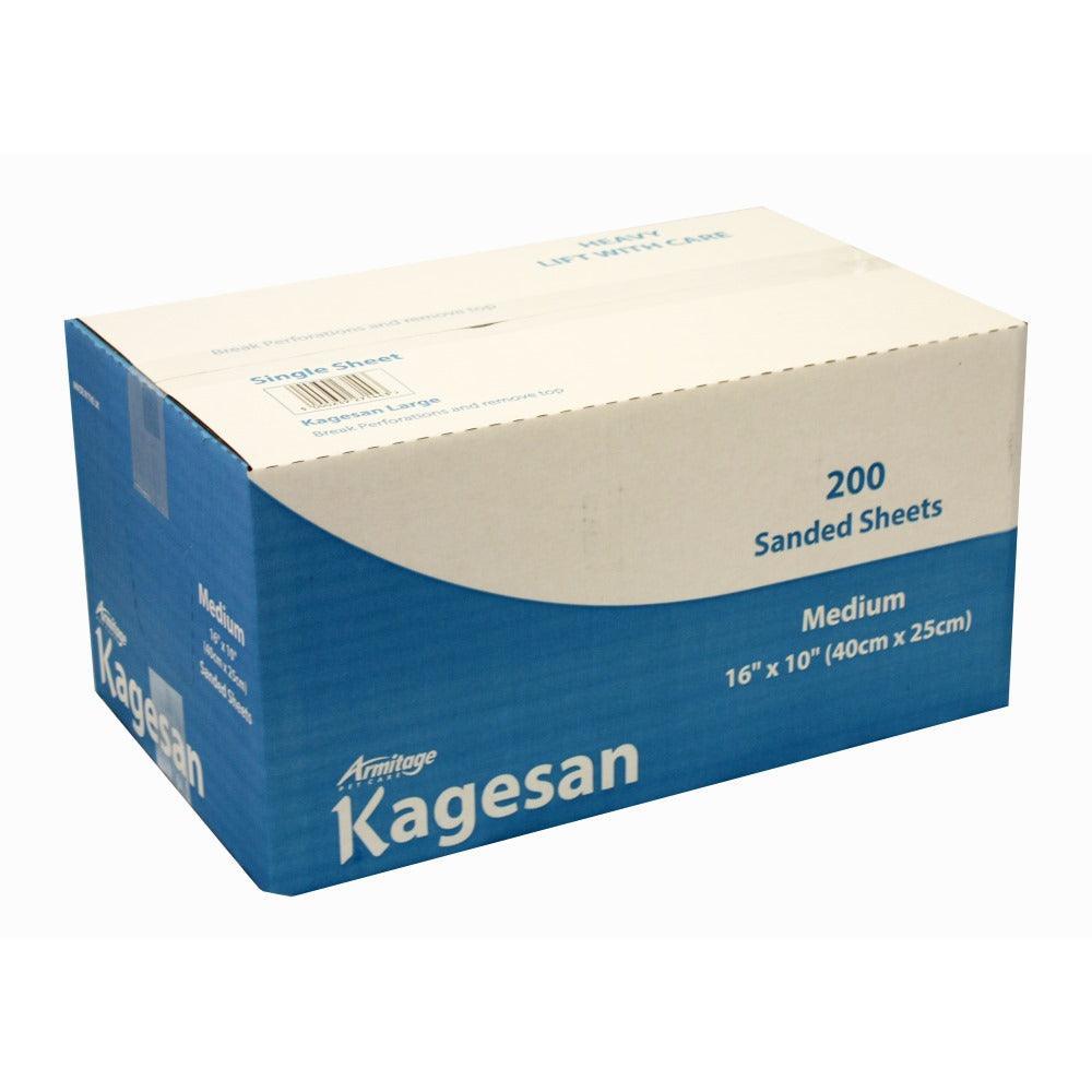 Kagesan Bulk Sand Sheets Medium 40 x 25cm x 400 Sheets - North East Pet Shop Kagesan