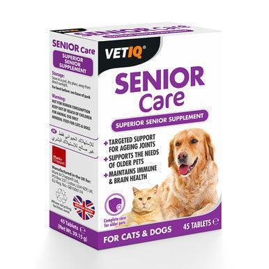 M & C VetIQ Senior Care (45tabs) - North East Pet Shop Vet IQ