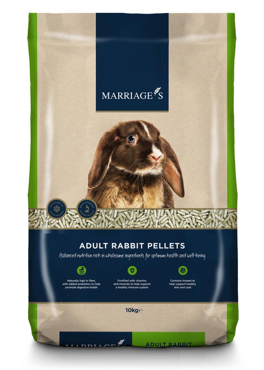 Marriages Adult Rabbit Pellets 4KG - North East Pet Shop Marriage's