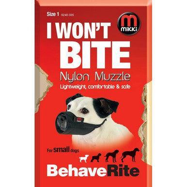 Mikki Nylon Fabric Muzzle Size 1 - North East Pet Shop Mikki