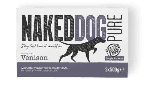 Naked Dog Venison PURE - North East Pet Shop Naked Dog