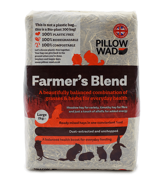 NEW Pillow Wad Farmers Blend 2kg - North East Pet Shop Pillow Wad
