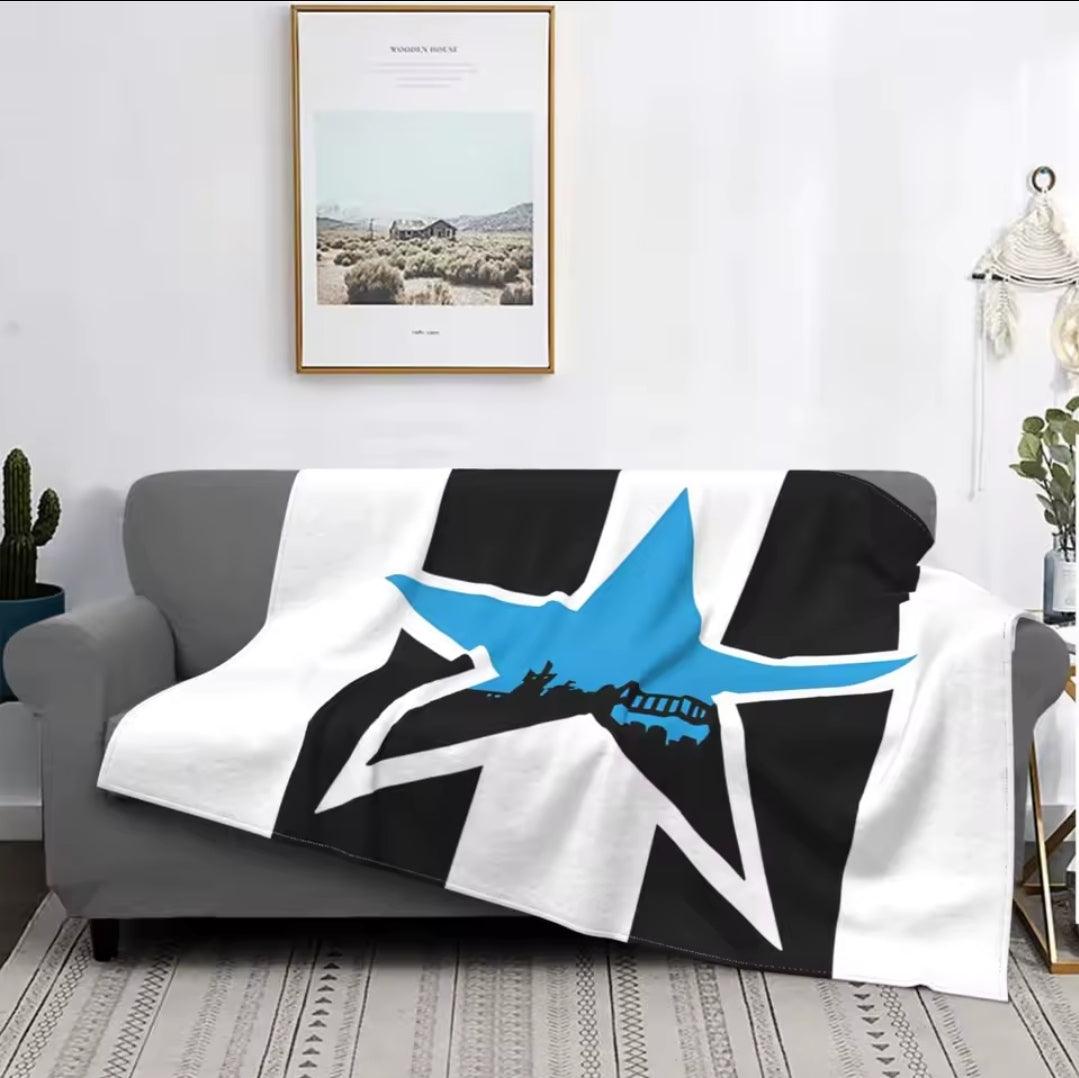 NUFC Blue Star Pet Blanket - North East Pet Shop North East Pet Shop