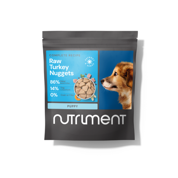Nutriment Raw Turkey Nuggets for Puppies 1kg - North East Pet Shop Nutriment