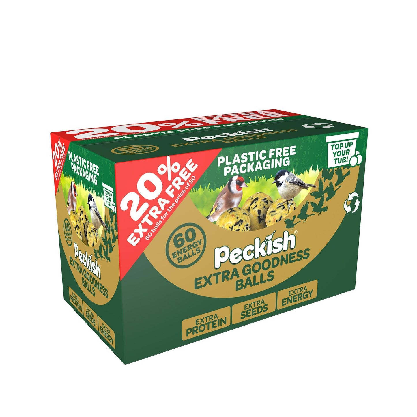 Peckish Extra Goodness 50 Box+20% - North East Pet Shop Peckish