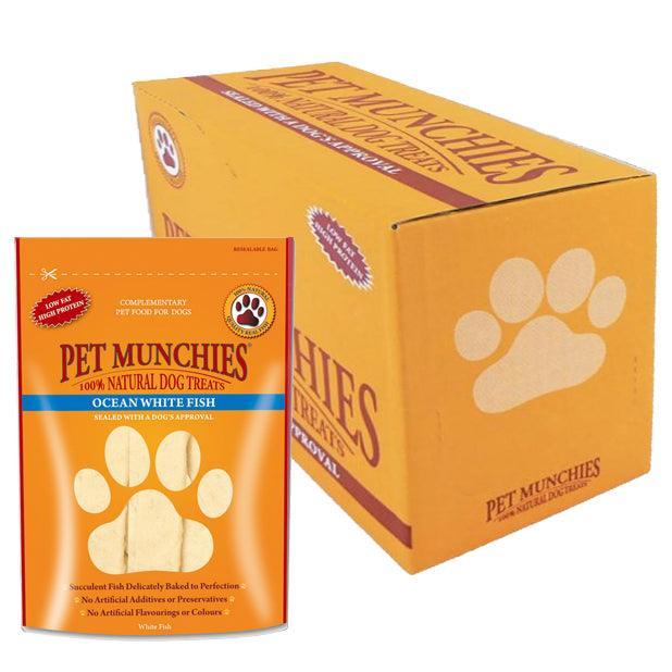 Pet Munchies Dog Treats Fish 8x100g - North East Pet Shop Pet Munchies