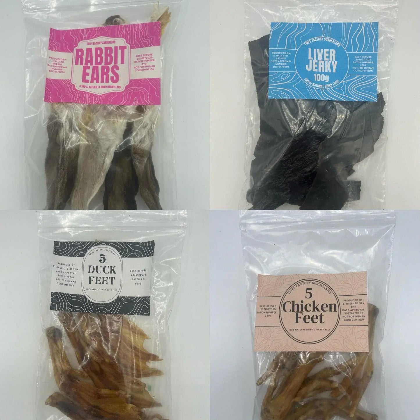 Pigs Ear Large - Tripefactory Sunderland - Natural Dried Dog Treats - North East Pet Shop Tripefactory Sunderland